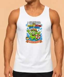 Pretty Nice Brain Biter Splash Pixel Survival Tank Top
