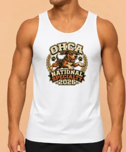 Pretty OHCA National Specialty 2026 Hunting Dog Mascot Tank Top
