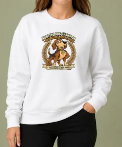 Pretty OHCA National Specialty Hunting Dog Pride Cartoon Sweater