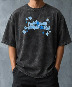 Pretty Original Hunter Roady Map To University Washed T-Shirt