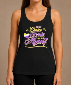 Pretty The Only Choice I Ever Made Was To Be Myself Non Binary Pride Tank Top