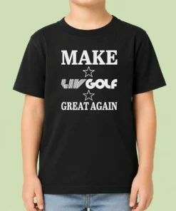 Pretty Top Make LIV Golf Great Again Kids T-Shirt