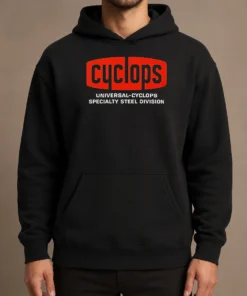 Pretty Universal Cyclops Specialty Steel Division Logo Hoodie