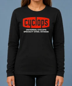 Pretty Universal Cyclops Specialty Steel Division Logo Long Sleeve Shirt