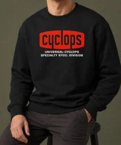 Pretty Universal Cyclops Specialty Steel Division Logo Sweater