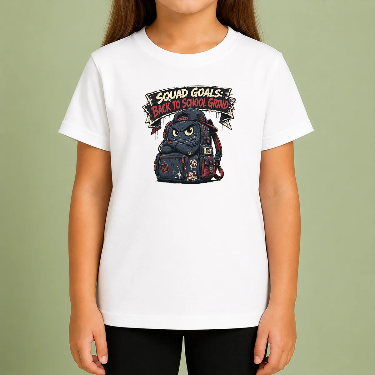 Top Hot Back To School Squad Goals Streetwear Kids T-Shirt