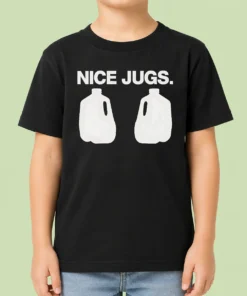 Top Jugs Milk Gallon Sarcastic Kids T-Shirt