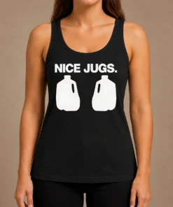 Top Jugs Milk Gallon Sarcastic Tank Top
