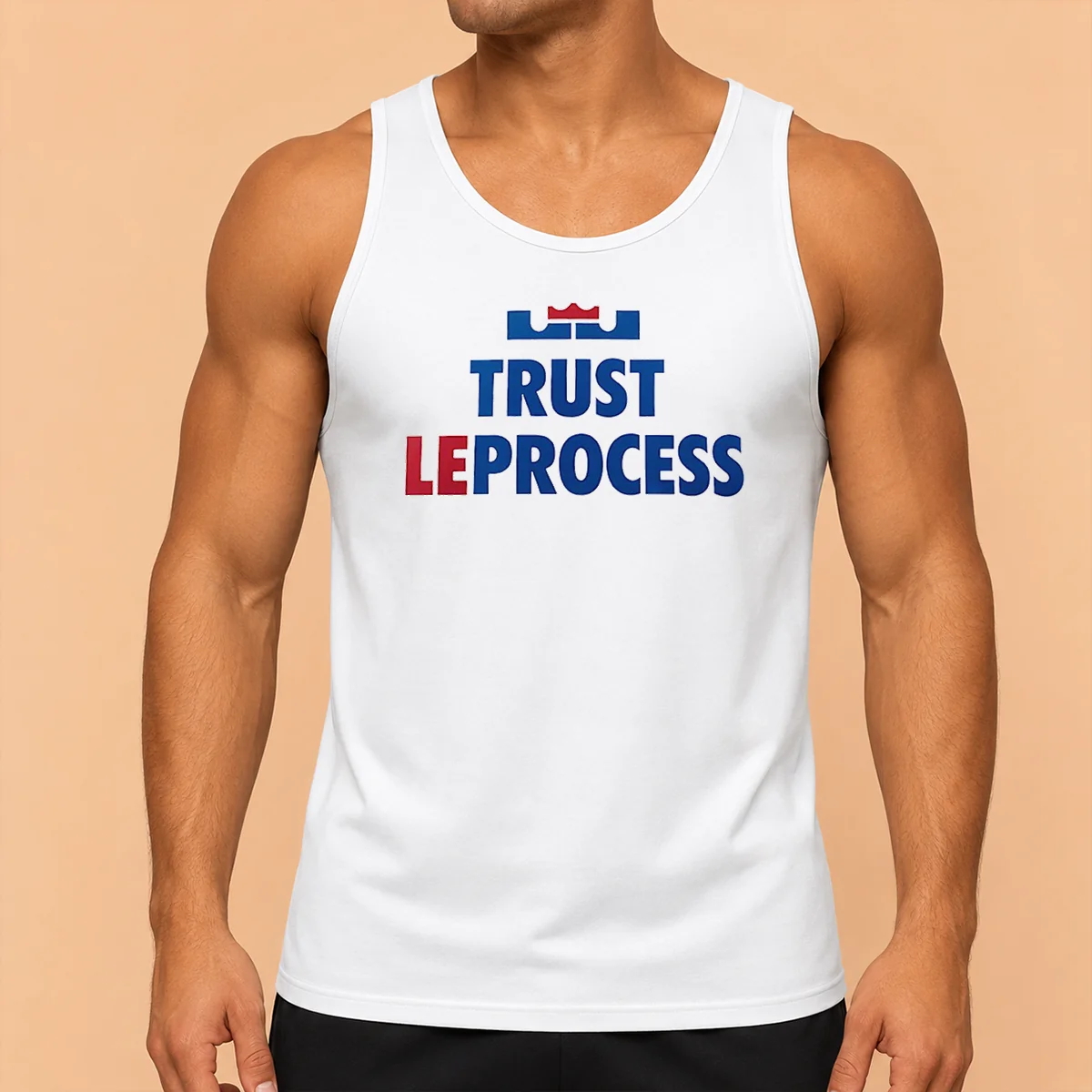 Top Nice Lebron James Philadelphia 76ers Trust The Process NBA Basketball Tank Top
