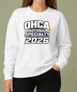 Top OHCA National Specialty 2026 Typography Pride Sweater