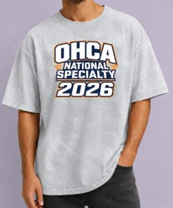 Top OHCA National Specialty 2026 Typography Pride Washed T-Shirt