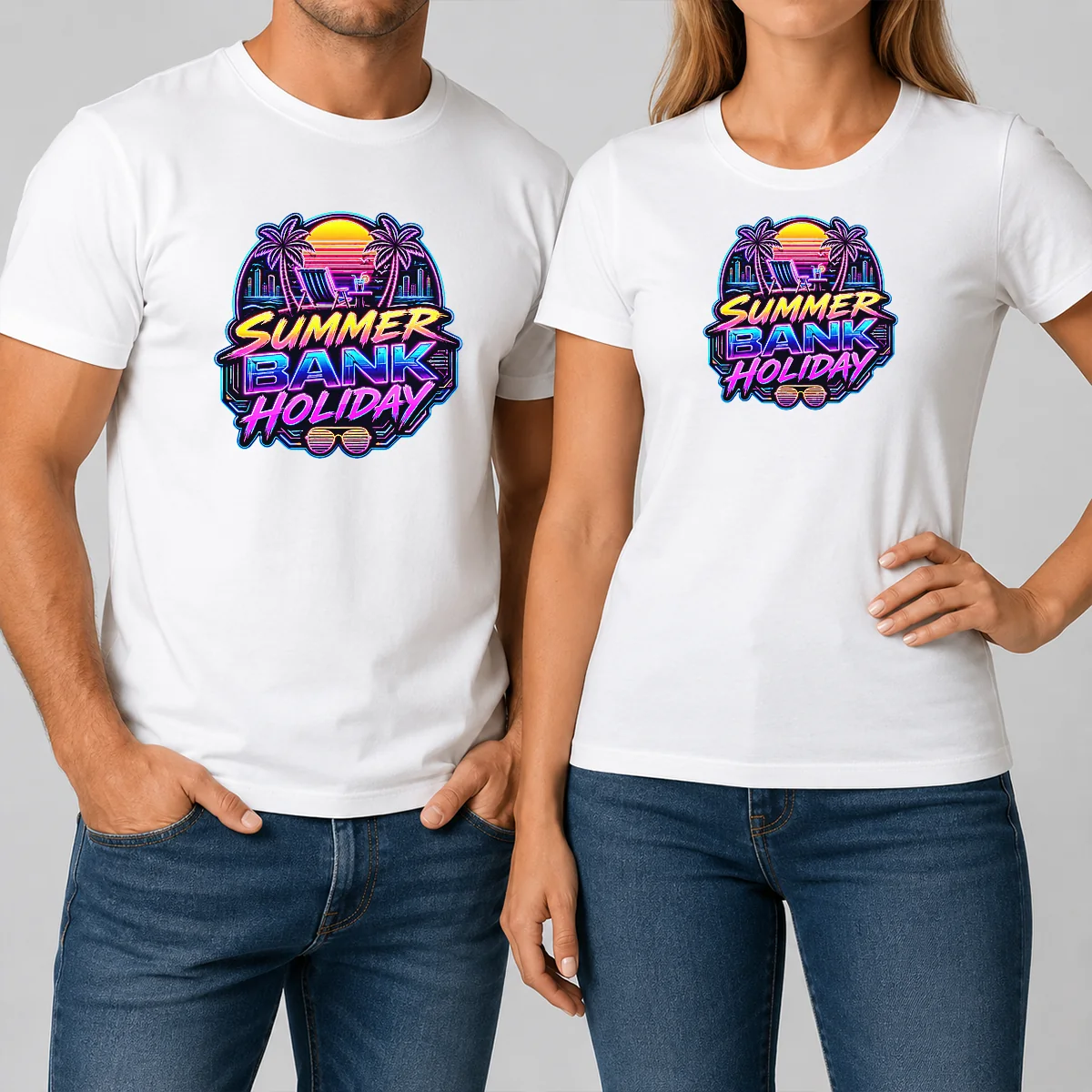 Top Pretty Synthwave Neon Summer Bank Shirt Top Pretty Synthwave Neon Summer Bank Shirt