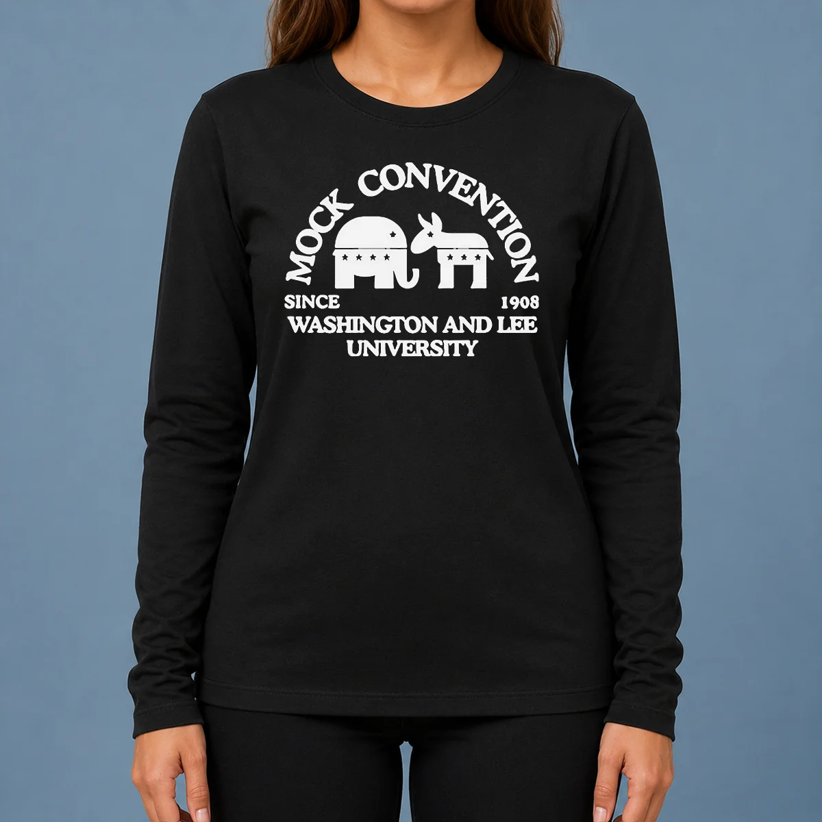 Top Washington And Lee University Mock Convention Since 1908 Long Sleeve Shirt