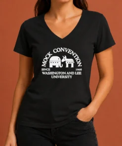 Top Washington And Lee University Mock Convention Since 1908 V-Neck Shirt