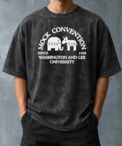 Top Washington And Lee University Mock Convention Since 1908 Washed T-Shirt